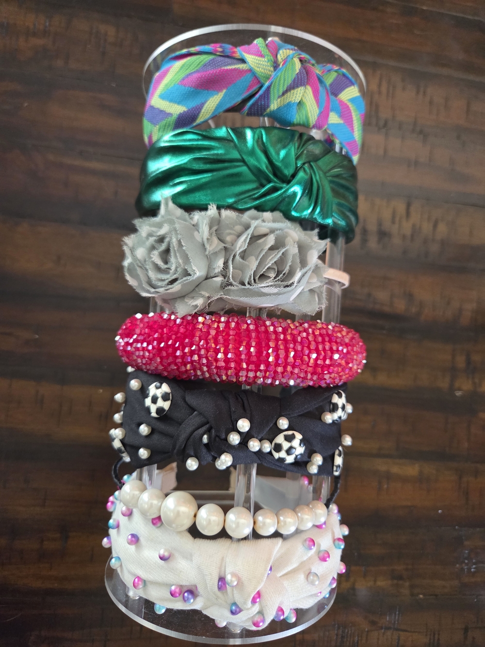 Assorted Women's Decorative Headbands (Amazon Holder Included!)